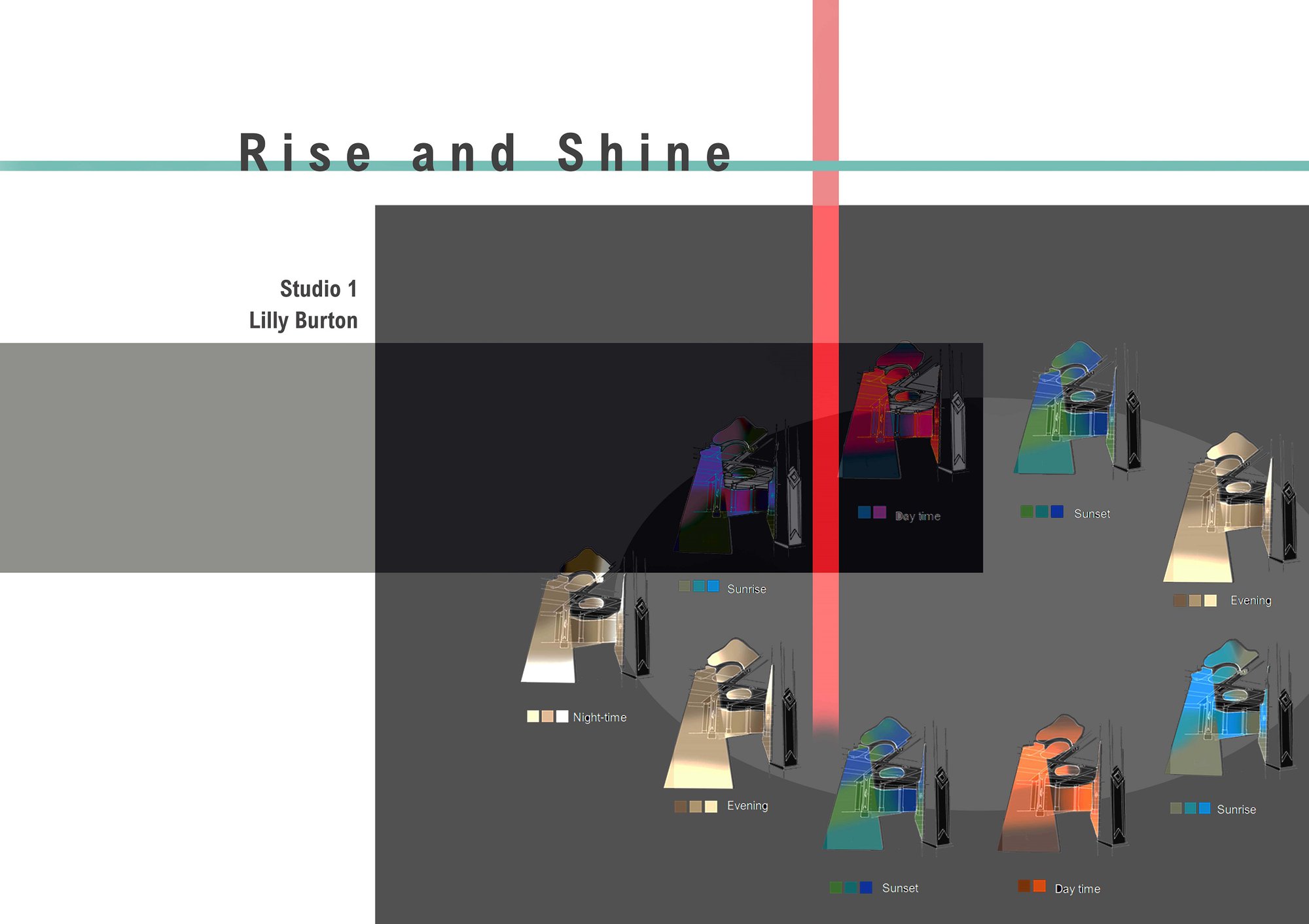 Graphic illustrating time transitions