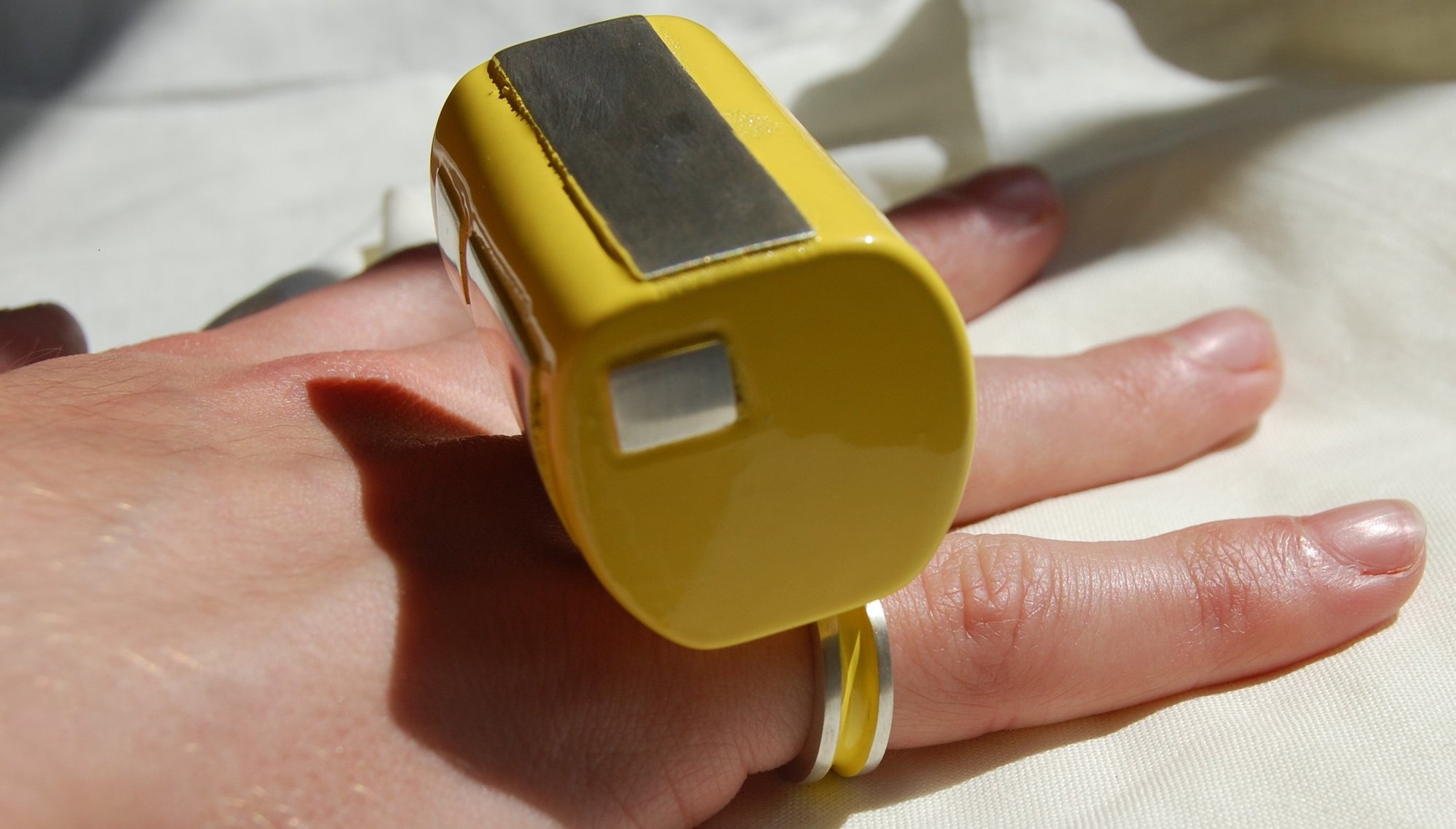 Fashion Accessories and Jewellery. Yellow Sub Ring